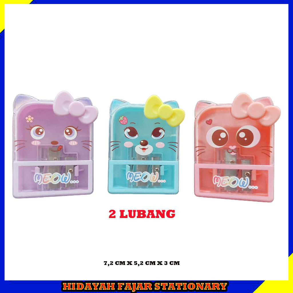 

RAUTAN PENSIL / SERUTAN PENSIL 2 LUBANG / PENSIL SHAPRENER 5857