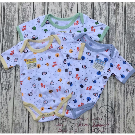 PROMO 7.7 3 PCS jumper bayi newborn bodysuit bayi jumsuit asyam baby
