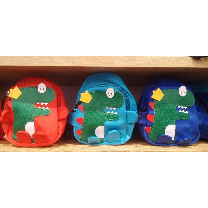 TAS SELEMPANG CROSSBODY ANAK COWOK MOTIF DINOSAURUS