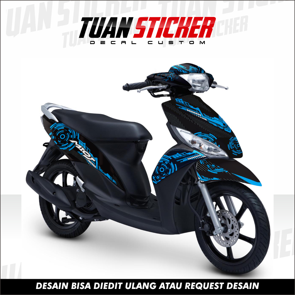 Decal Mio J Full Body Stiker Mio J Variasi Full Body Striping Mio J Variasi kode kosong duabelas