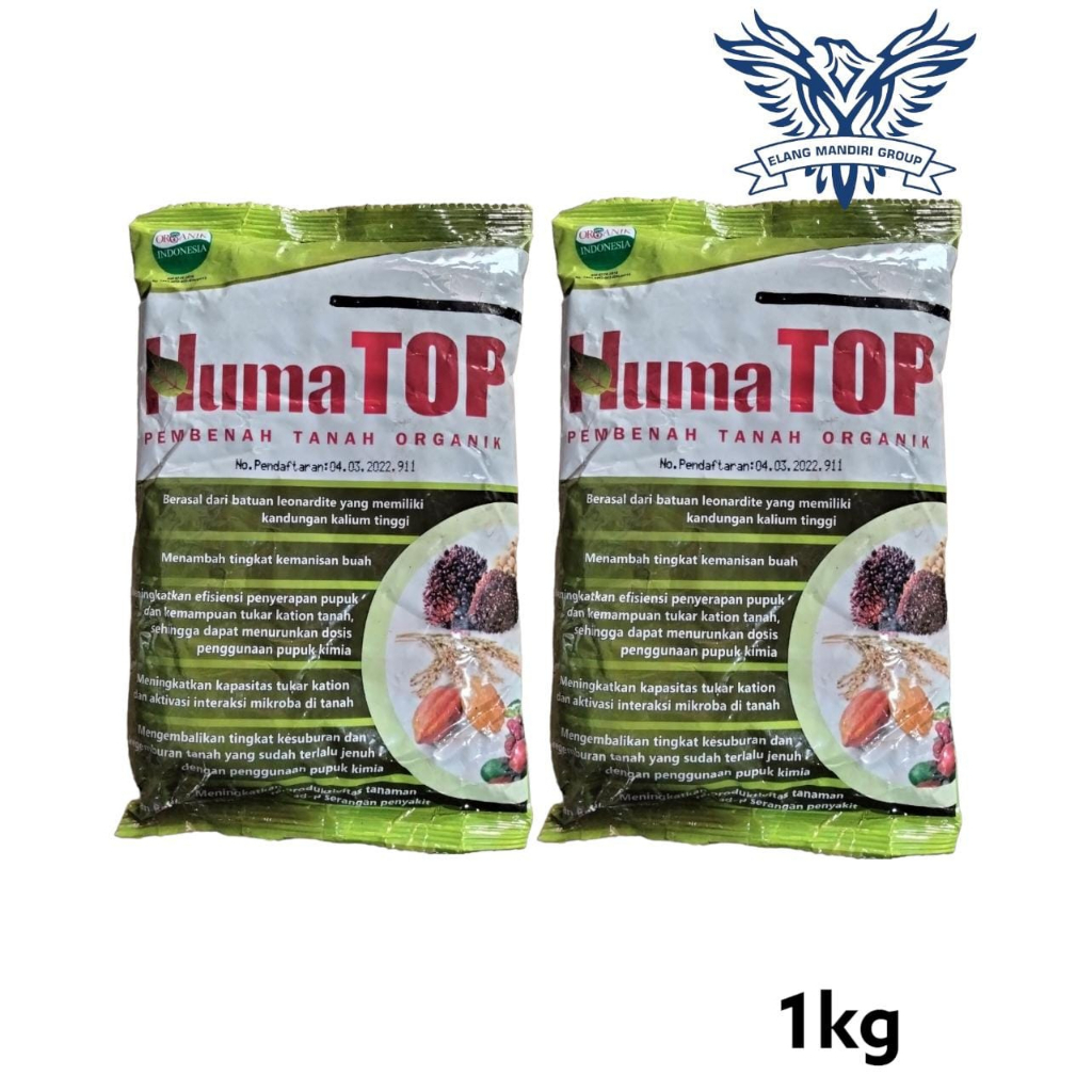 HUMATOP 1 KG Kemasan Pabrik Asam Humat Pembenah Tanah PRIMA AGRO TECH
