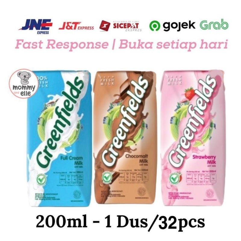 

Greenfields Susu UHT 200ml 1 Karton - 32 Pcs