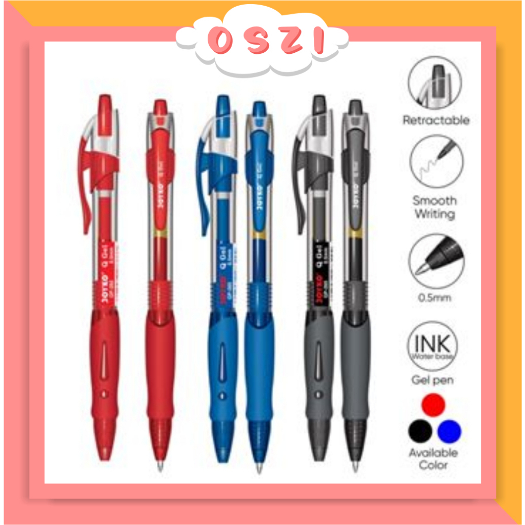 

❄ OSZI ❄ (1pcs) Gel Pen / Pulpen / Pena Gel / Q Gel / 0.5 mm S059