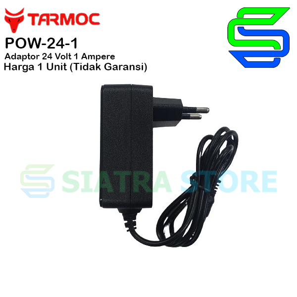 Tarmoc Adaptor 24V 1 A | Adaptor 24 Volt 1 Ampere