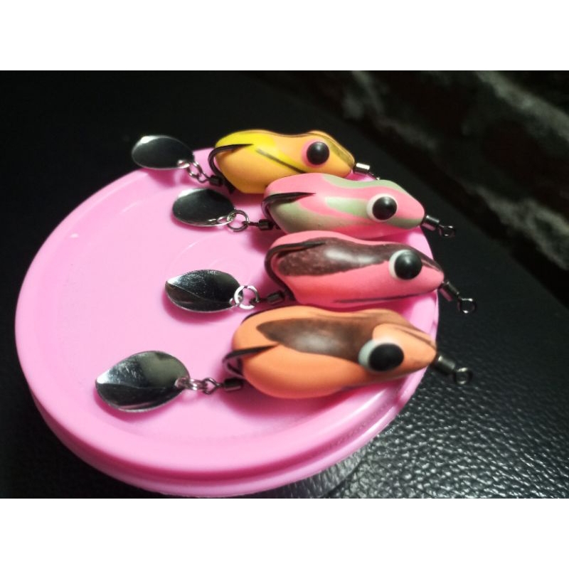 soft frog umpan casting lure casting gabus toman