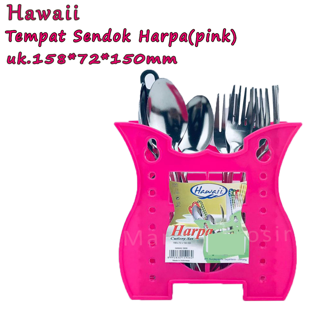 Tempat Sendok &amp; Garpu Harpa * Tempat Sendok Hawaii 5906 * Cutlery Set