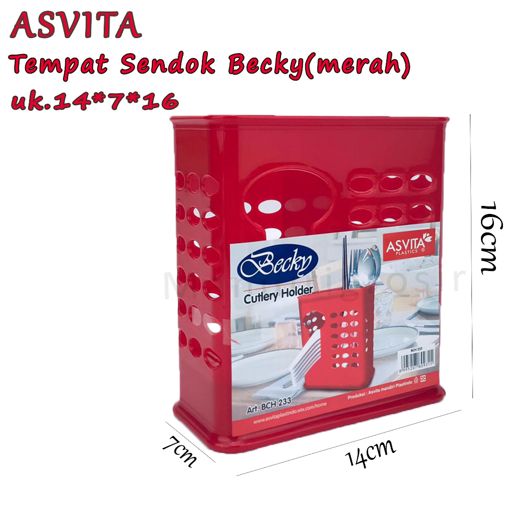 Tempat Sendok &amp; Garpu Becky* Tempat Sendok Asvita* Cutlery Holder* BCH-223