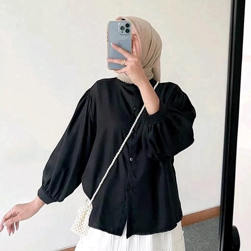 BLOUSE KEMEJA ELZE / ATASAN WANITA SHAKILA KOREAN STYLE