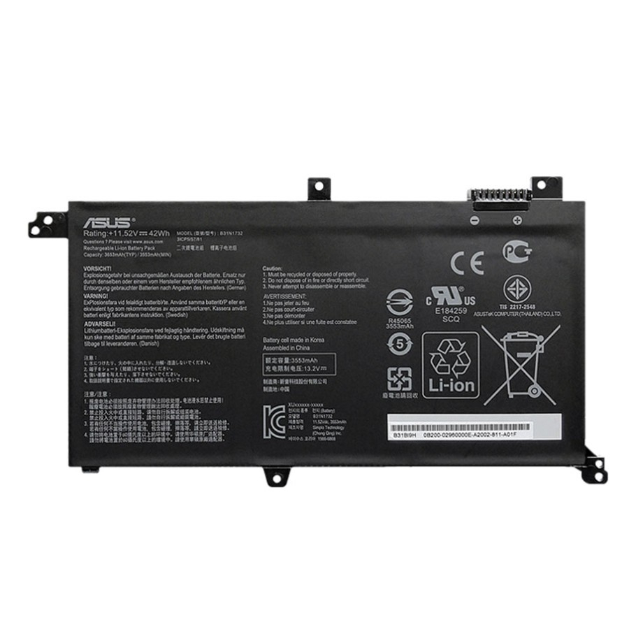 Baterai Asus VivoBook S14 S430 S430U K430 R430 B31N1732