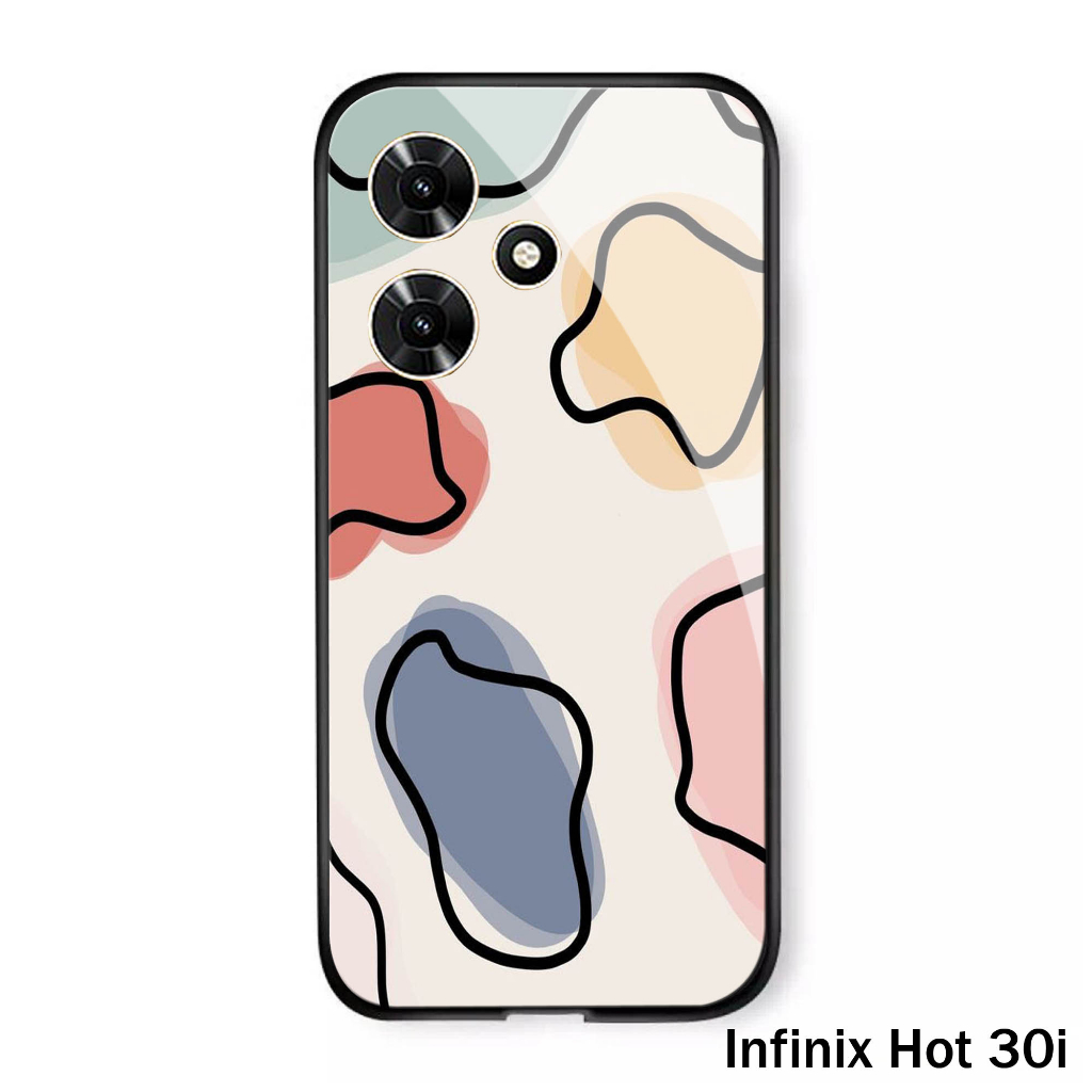 (S31) Case  Glass INFINIX HOT 30i - casing Terbaru handphone - INFINIX HOT 30i  - pelindung handphone - INFINIX HOT 30i