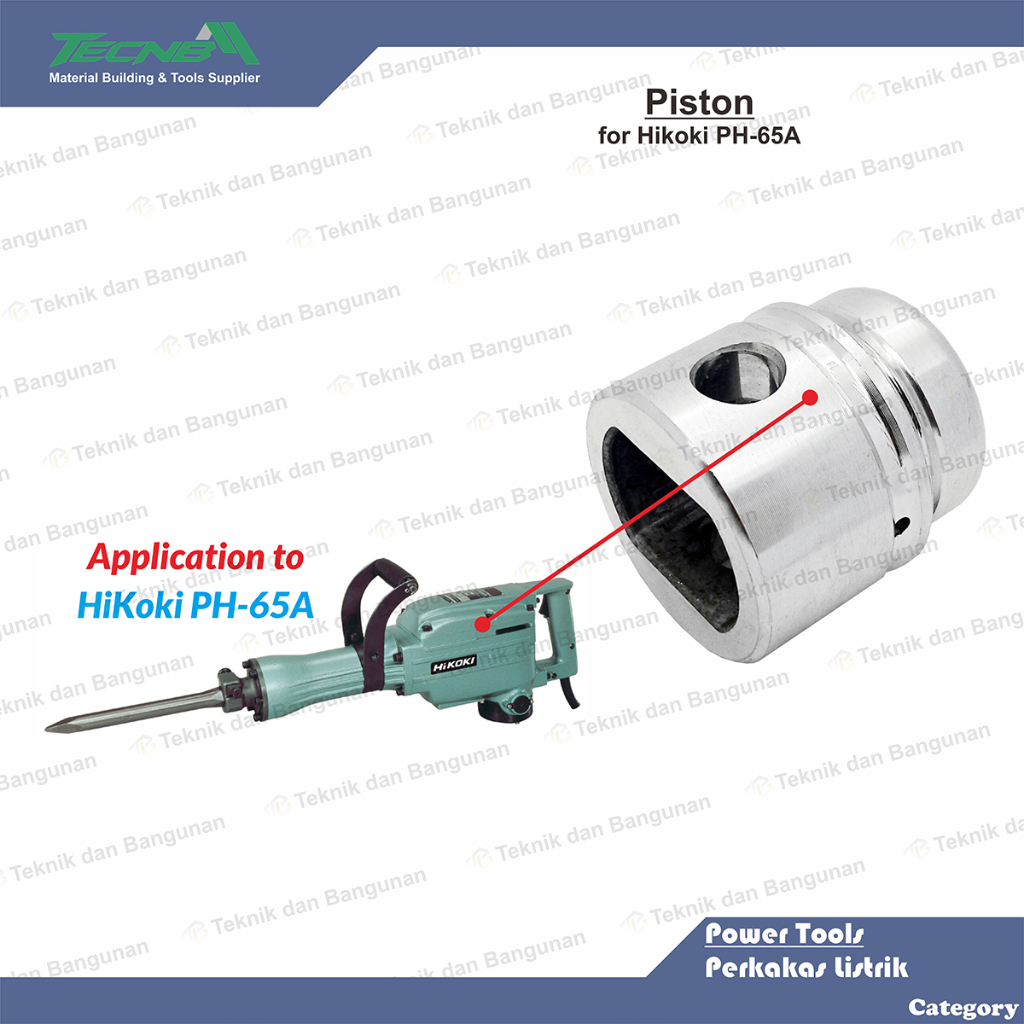 Piston Bor Bobok untuk Hikoki PH65A