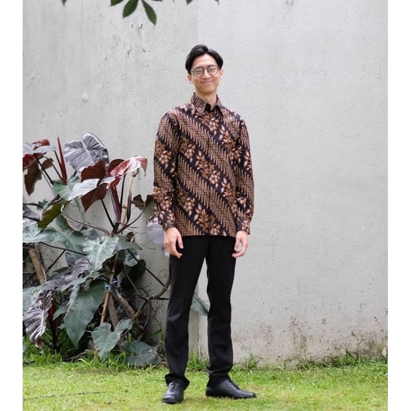 BATIK EXPERSS - PROMO TERMURAH Kemeja Batik Lengan Panjang Motif MELATI