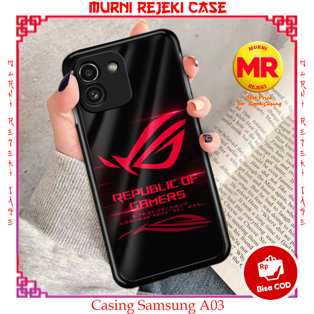Casing Hp Samsung A03 Case Samsung A03 Motif ROG 001 Case lucu Casing Samsung Case Anime Softcase Ha