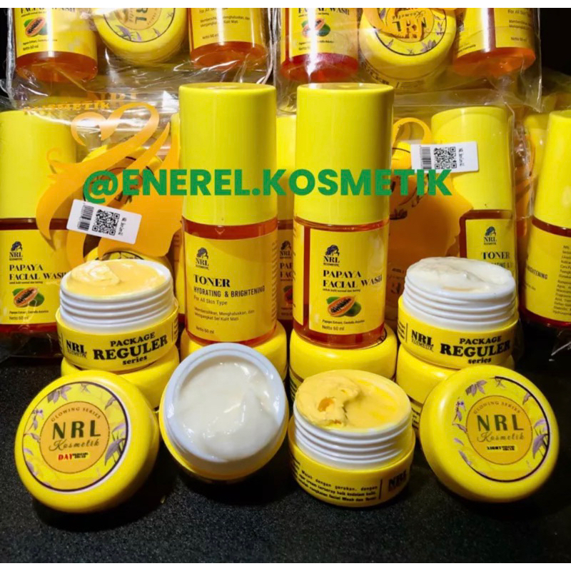 READY CREAM NRL ORIGINAL KEMASAN BARU EMBOSS AMPUH OBAT JERAWAT FLEK GLOWING KULIT PUTIH HITAM CREAM