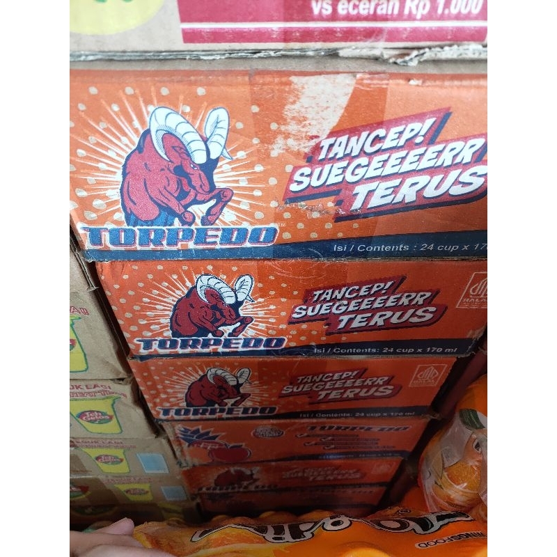 Torpedo Minuman Sari Buah 1 dus isi 24 cup