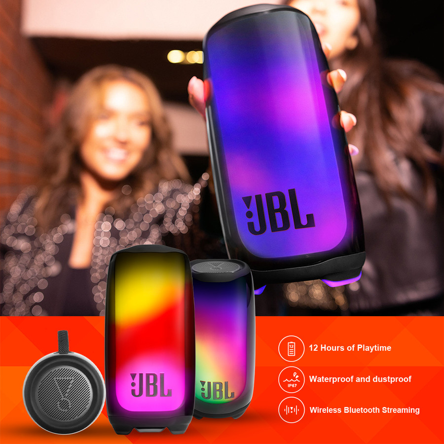 JBL Pulse 5 Pulse5 Portable Wireless Bluetooth Speaker With IP67