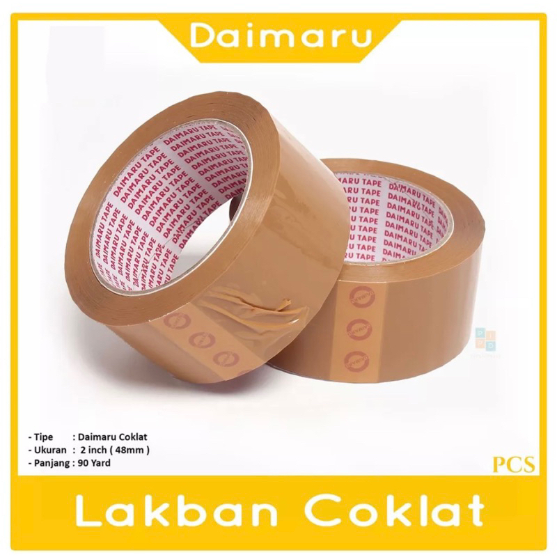 

lakban coklat merk daimaru
