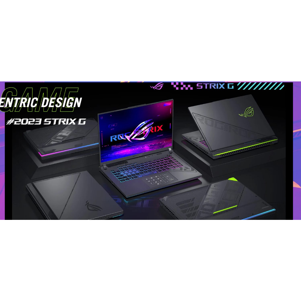 ASUS ROG STRIX G16 G614JU INTEL CORE i7 13650HX RAM16GB SSD512GB RTX4050 WINDOWS 11 DAN OFFICE 2021 ORIGINAL