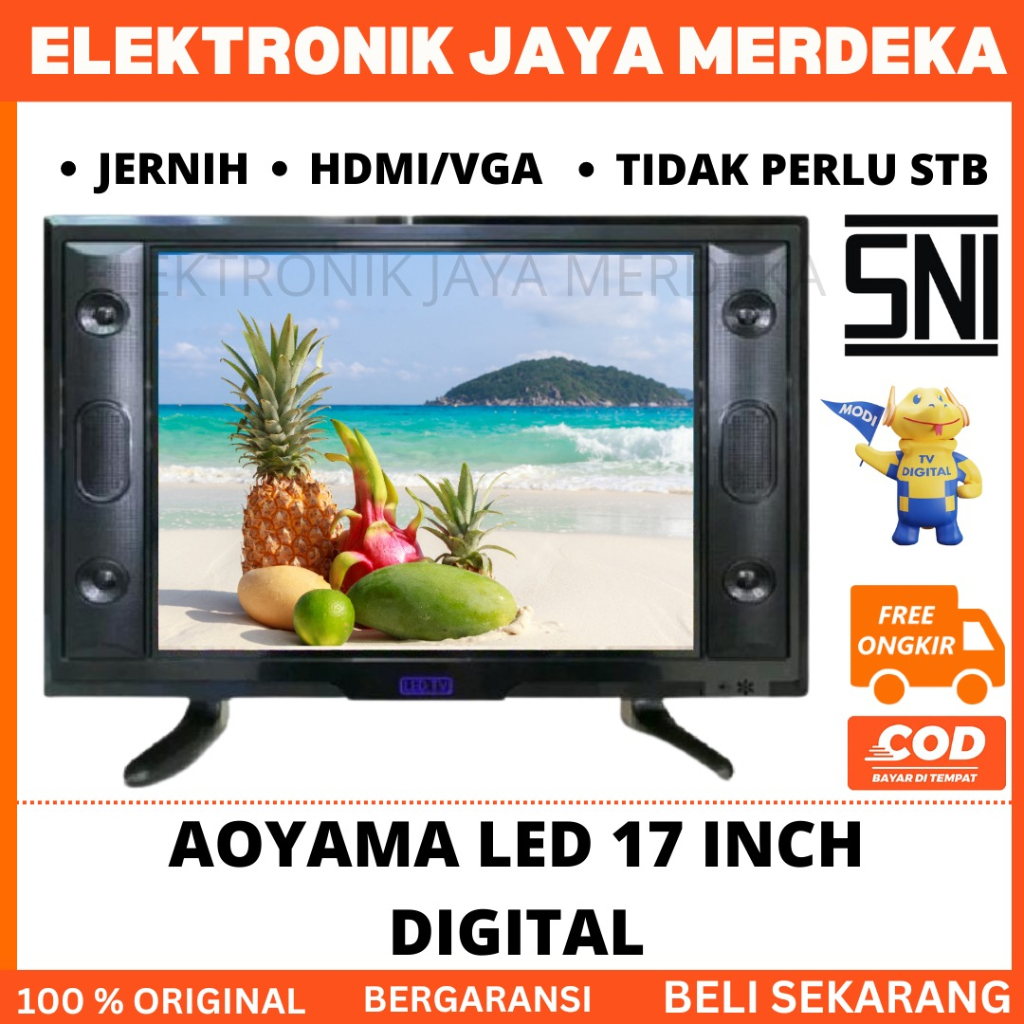 Aoyama tv digital 17' // tv aoyama digital led 17 inch