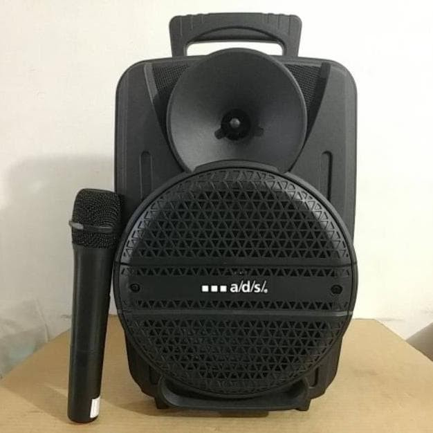 Speaker Portable Wireless 8 inch ADS TCL 08A Bluetooth Karaoke