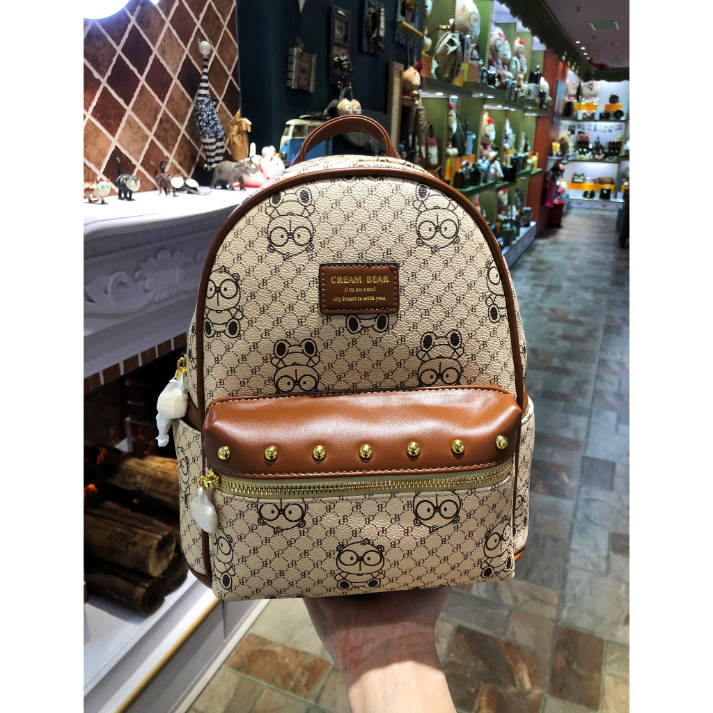 CreamBear Original C12413 Backpack Ransel Tas Wanita Cream Bear