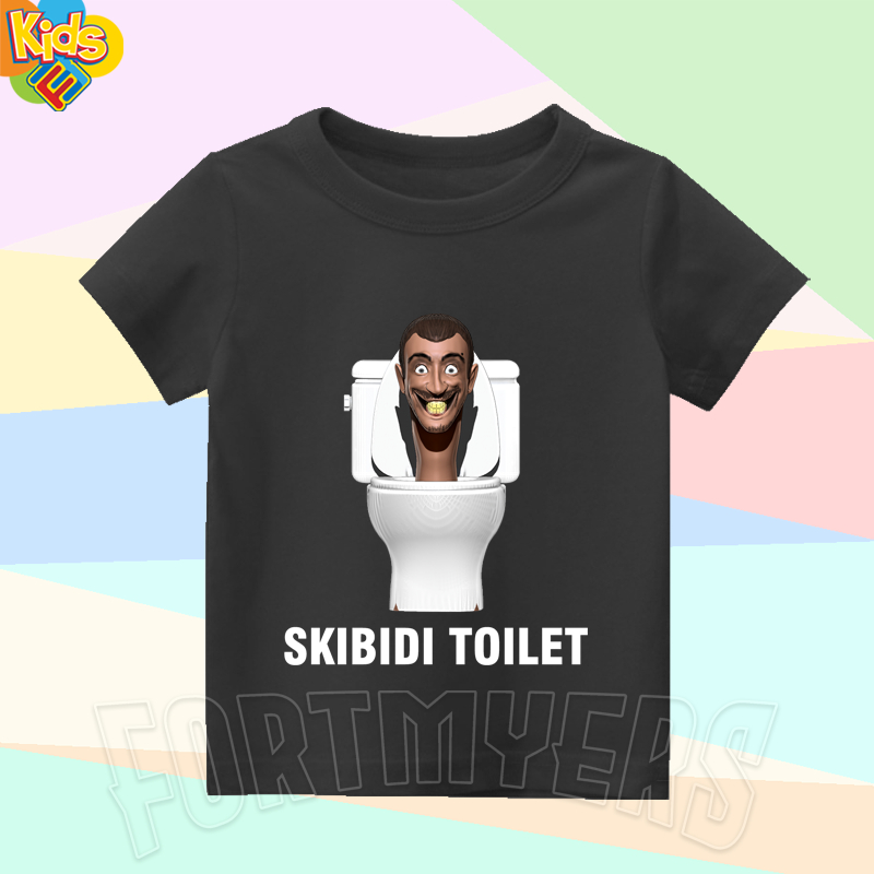 BAJU KAOS ANAK SKIBIDI TOILET