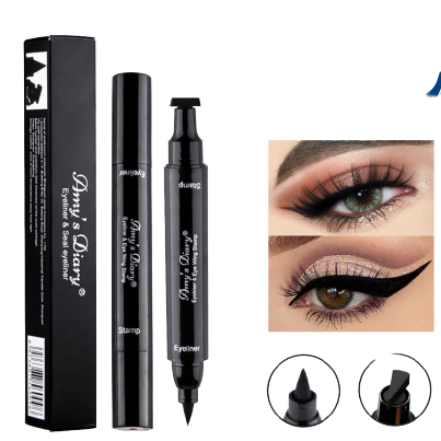 Eyeliner Stamp 2 In 1 Waterproof Liquid Eyeliner Pensil Waterproof Ukuran Stamp Small