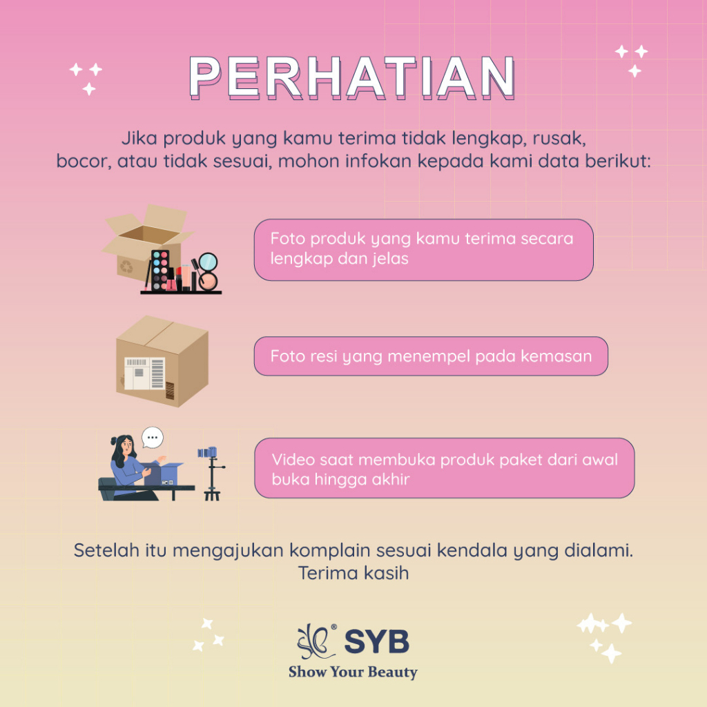 (LB) SYB COSMETIC Depilatory Hair Removal - Waxing Bulu ketiak / Cream Peronntok Bulu 100ml