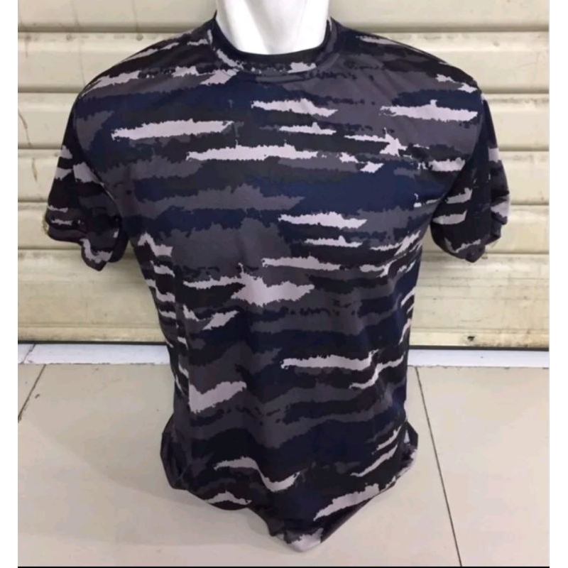 kaos loreng TNI AL/Kaos loreng TNI AL dryfit lengan pendek