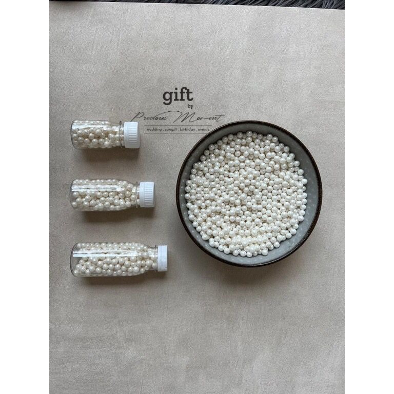 

White pearl sprinkle mutiara putih D:5mm