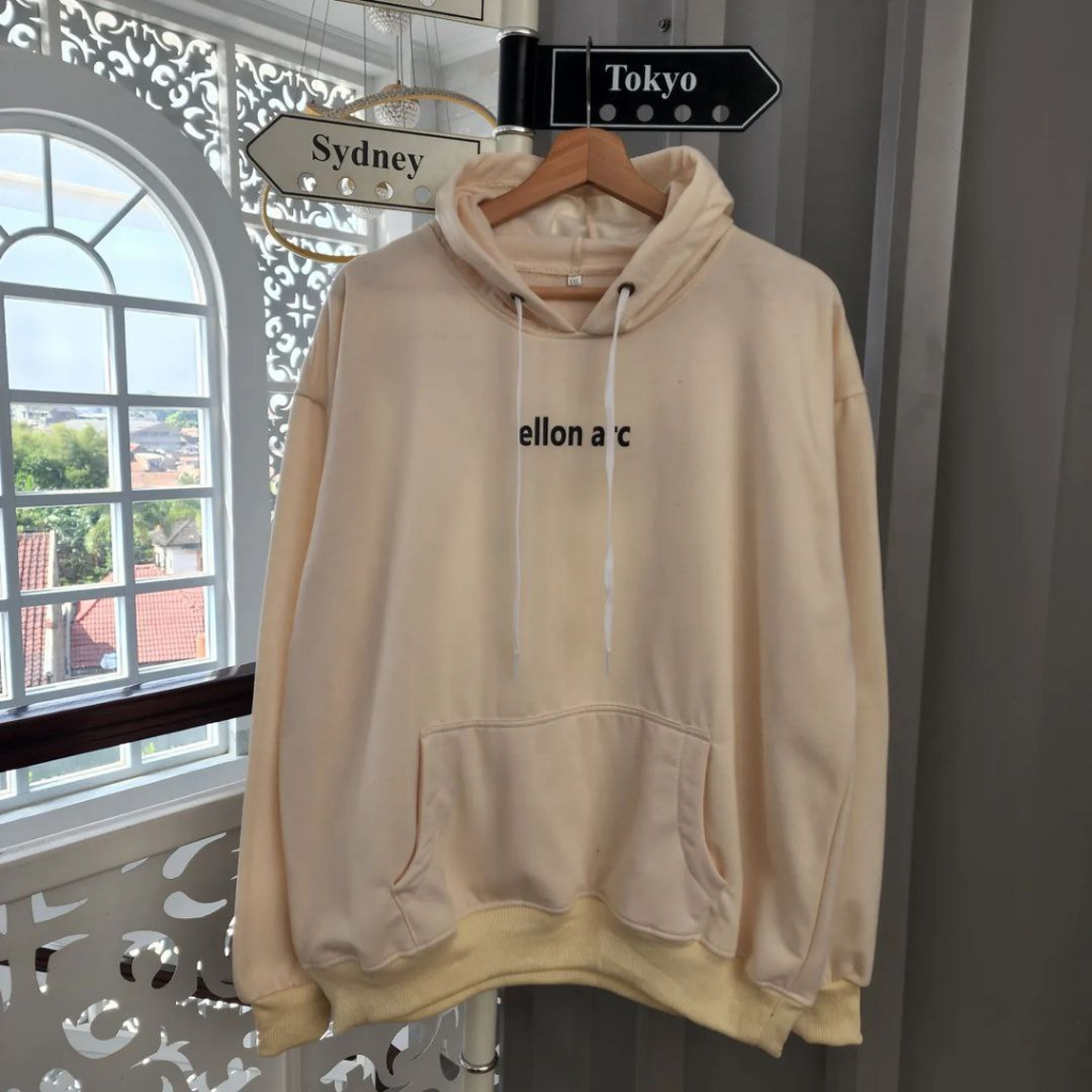 Nara.Grosir - Ellon Arc XXL Hodie l Hodie Unisex Oversize