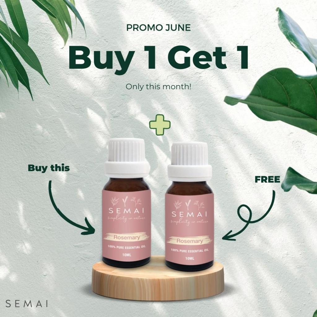 SEMAI Rosemary Essential Oil Aromatherapy Minyak Atsiri