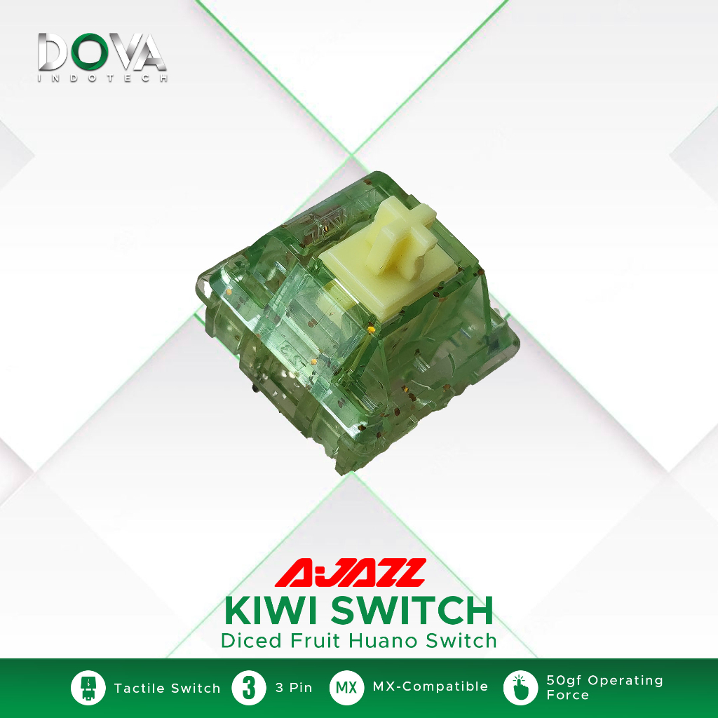 AJAZZ x Huano Kiwi Tactile Switch 3-Pin Mechanical Keyboard