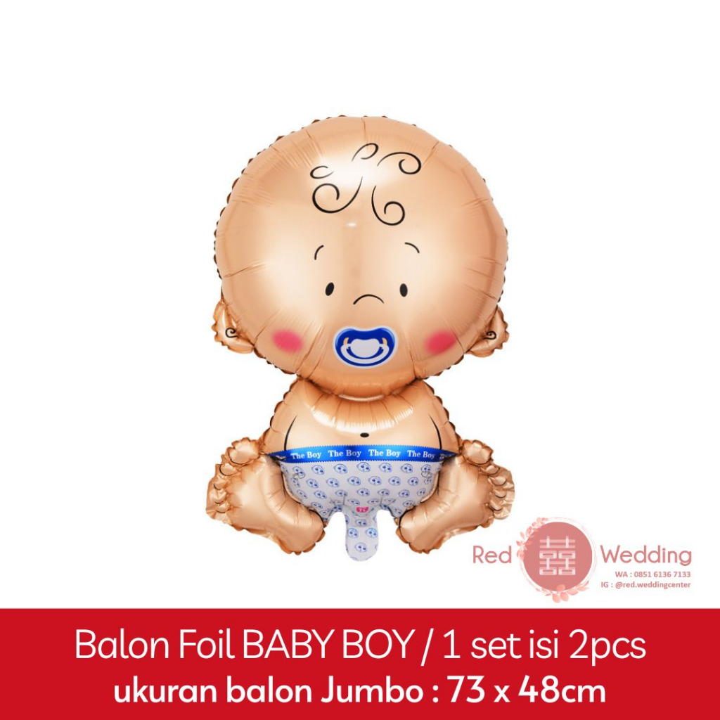 BALON BABY SHOWER Pink Blue Kualitas TERBAGUS Team Boy Team Girl Gender Reveal