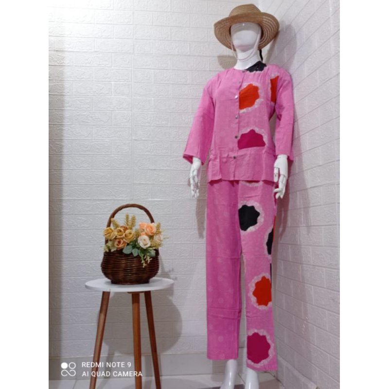 One Set Rayon Batik Pekalongan