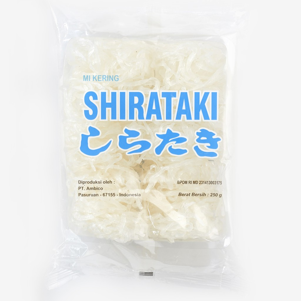 

Dry Shirataki / Mie Kering Shirataki 250gr