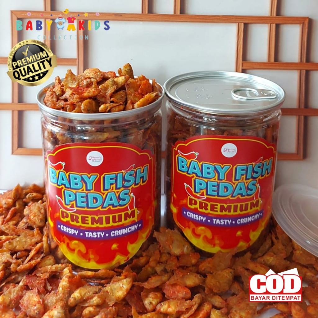 

Can Snack Baby Fish Bumbu Pedas Cemilan Ikan Crispy Pedes Kualitas Premium