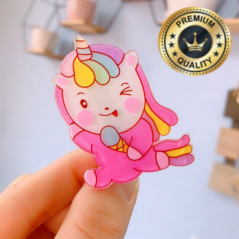 Jepit Rambut Anak Perempuan Hairpin Unicorn Cute