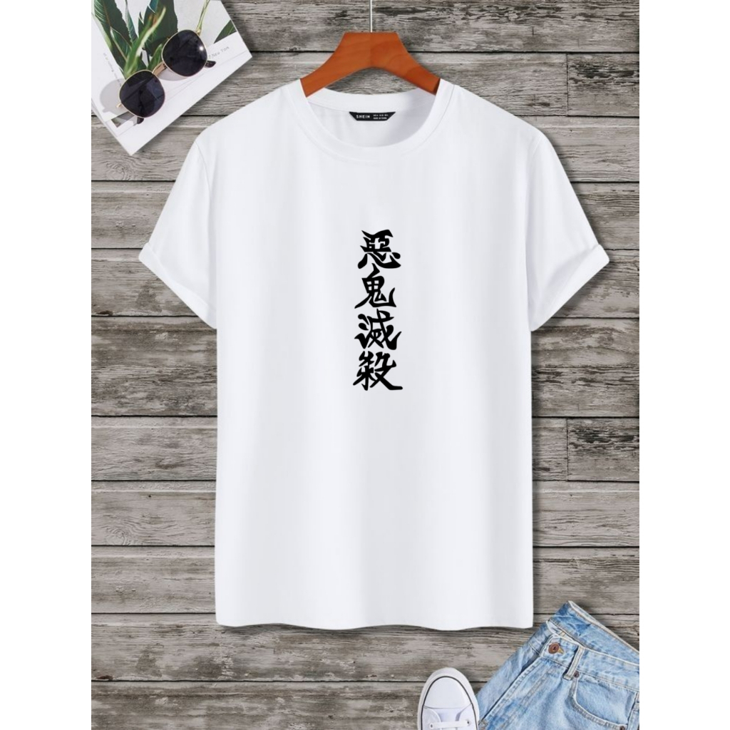 Kaos pria baju kaos pria lengan pendek atasan pria kaos murah laki laki baju kaos laki laki dewasa kimetsu