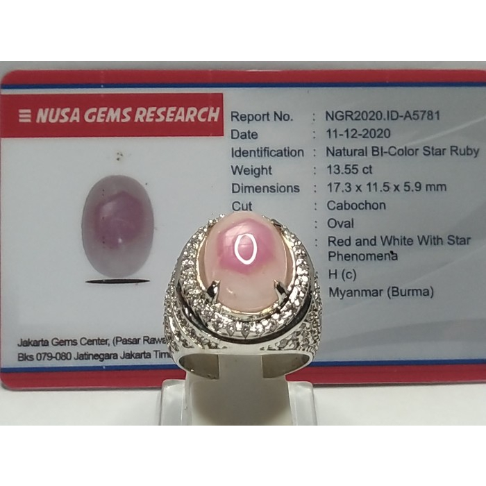 RUBY STAR BIRMA LANGKA BI-COLOR PHENOMENA ANTIK 02