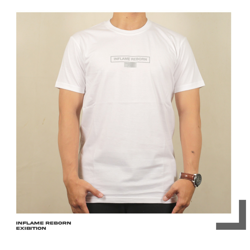 Kaos distro original INFLAME Bandung model raglan pendek j7