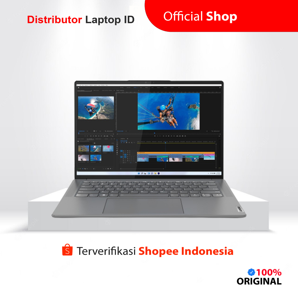 LAPTOP LENOVO YOGA SLIM 7 PRO X / RYZEN 7 6800HS RTX 3050 / RAM 32GB SSD 1TB / TOUCH 14 INCH 3K IPS - CICILAN 0%