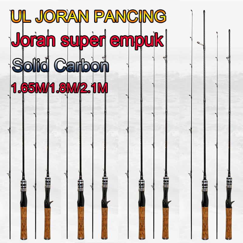 Spining Baitcasting  Carbon Fiber Fishing Rod Max Drag 8kg Joran Pancing Carbon Ultralight Max Drag 10kg Strong Elasticity  Lure Rod  Bahan Serat Karbon Ultra Ringan Panjang 1.68m / 1.8m / 1.98m  Fishing Hook Gift Fishing Gear Kait Pancing