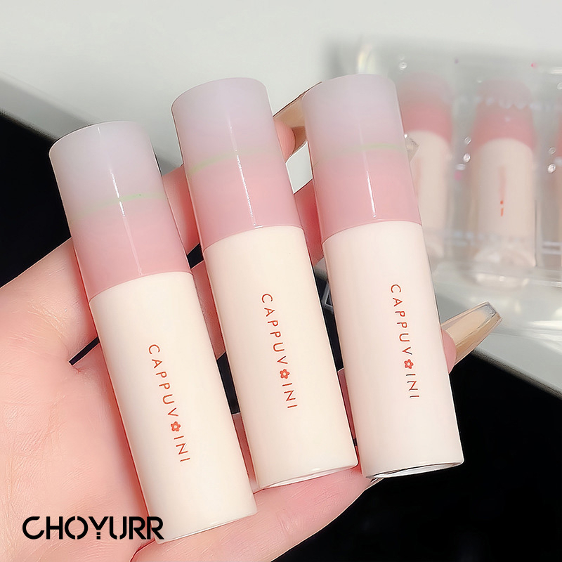 【COD】Cappuvini Lip Tint Spring Matte Velvet Lip Glaze Tahan Lama Dan Tahan Air Long Lasting -CH