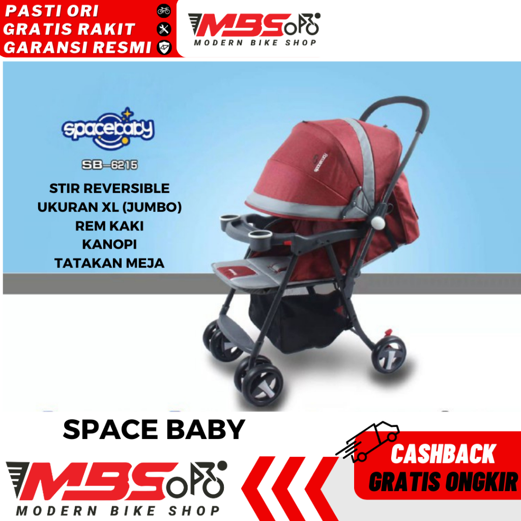 STROLLER SPACE BABY SB 6215 5012 / Stroller Baby / Stroller Bayi / Kereta bayi space Baby sb 202 s90