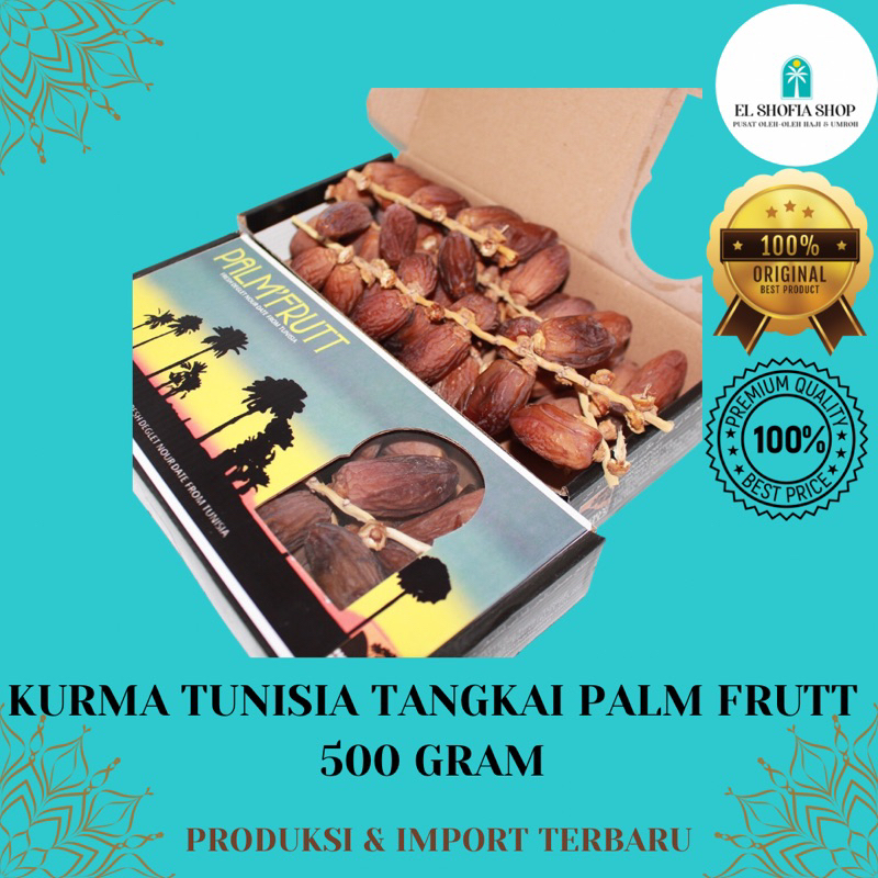 Kurma Tunisa Tangkai Palm Frutt 500gram | Kurma Tunisia 500gram | Tunisia Palm Frutt 500gram