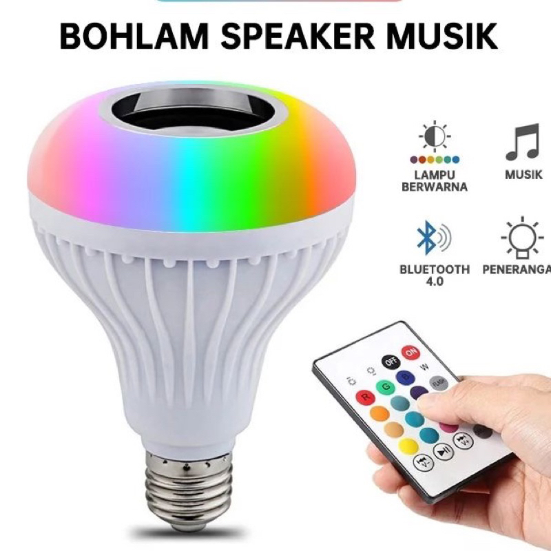 Lampu Speaker Led Bluetooth