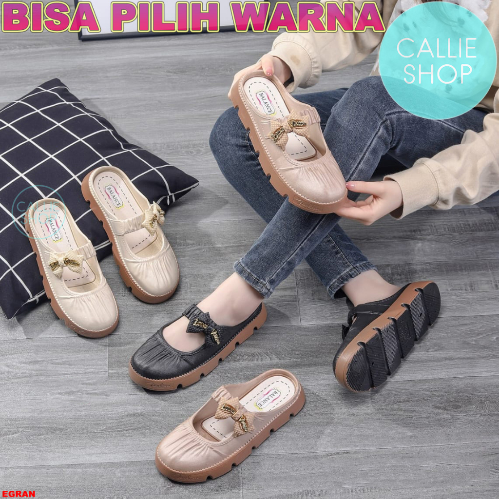 Sandal Bustong Tebal Jelly Mule Pita Luis 2305-F3 BTPTLOUIS