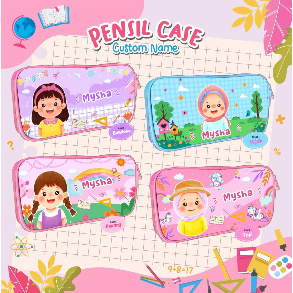 

PENSIL CASE CUSTOM NAMA
