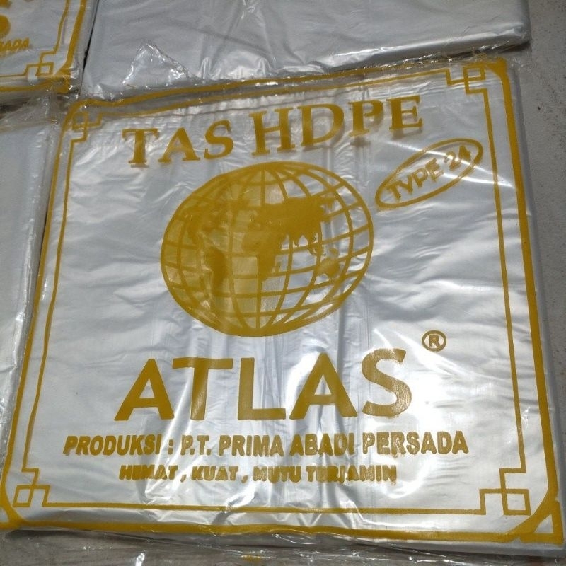 kantong plastik HDPE atlas type24 isi 50 lembar